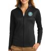 Ladies Vertical Texture Full Zip Jacket Thumbnail